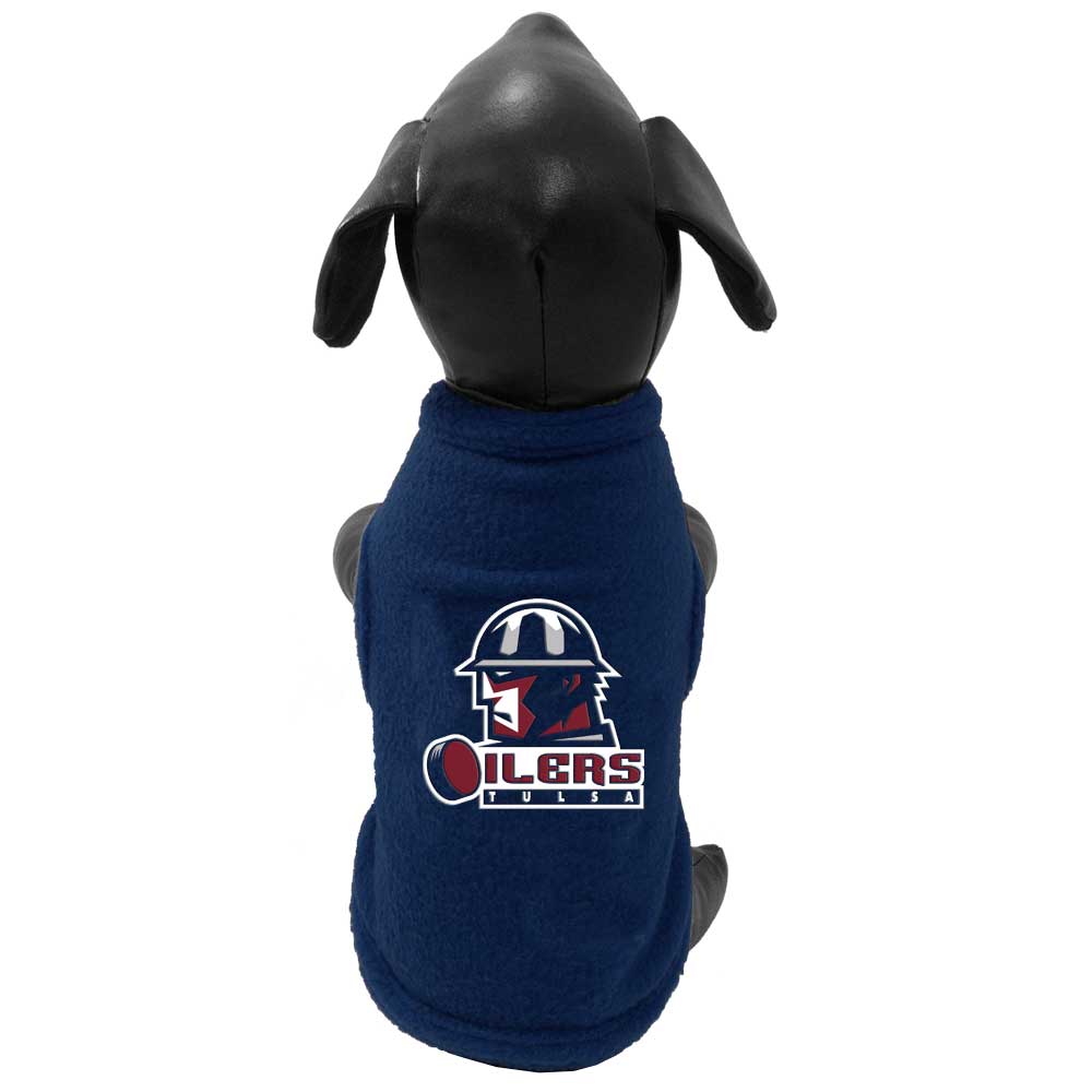 oilers dog sweater