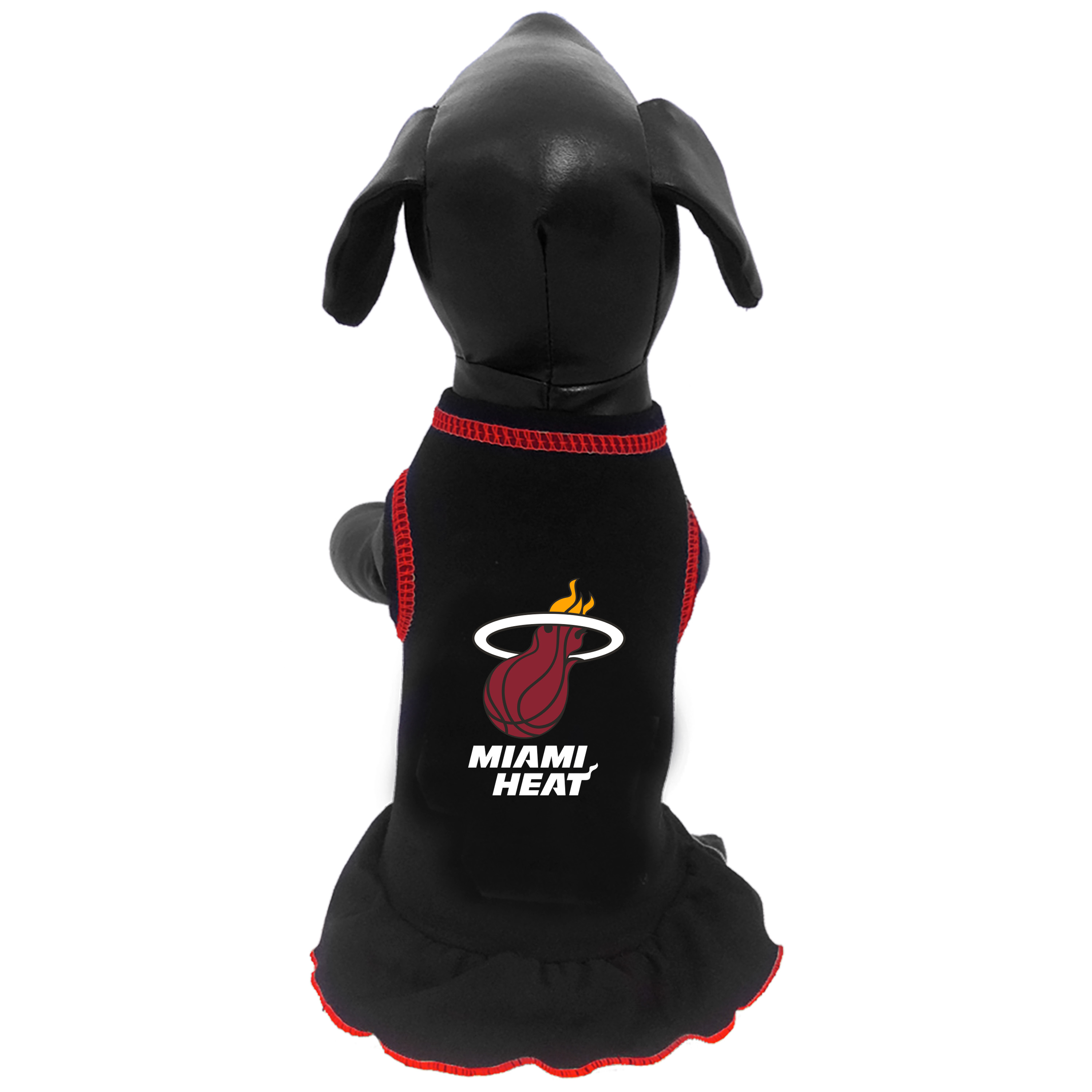 Miami Heat Dog Cheerleader Dress - Offically Licensed NBA Pet Gear at